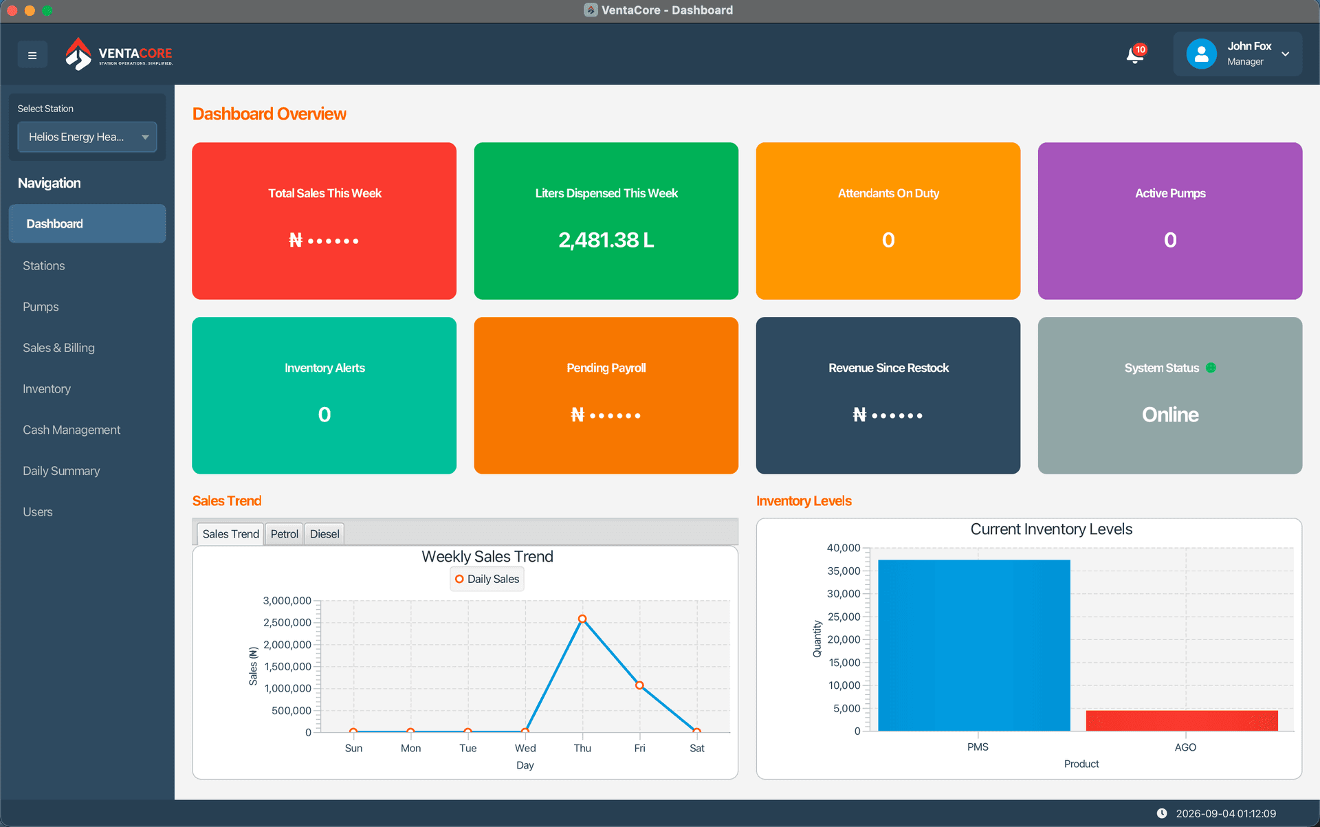 VentaCore Dashboard - Image 1